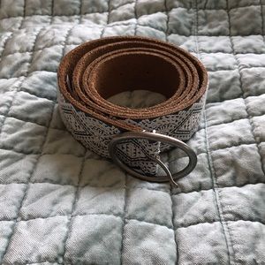 Lucky blue and white belt- brand new!!